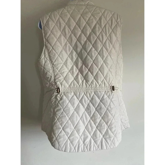 Womens Puffer Vests Croft & Barrow White Puffer Vest SIZE M - Picture 2 of 10